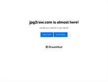 Tablet Screenshot of jpg2raw.com